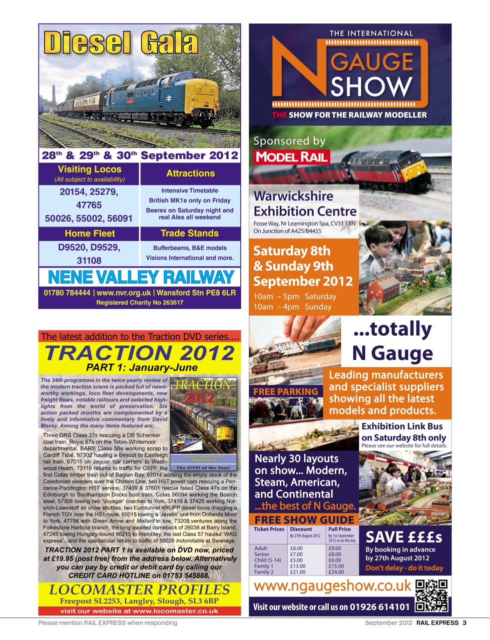 Rail Express Preview Pages