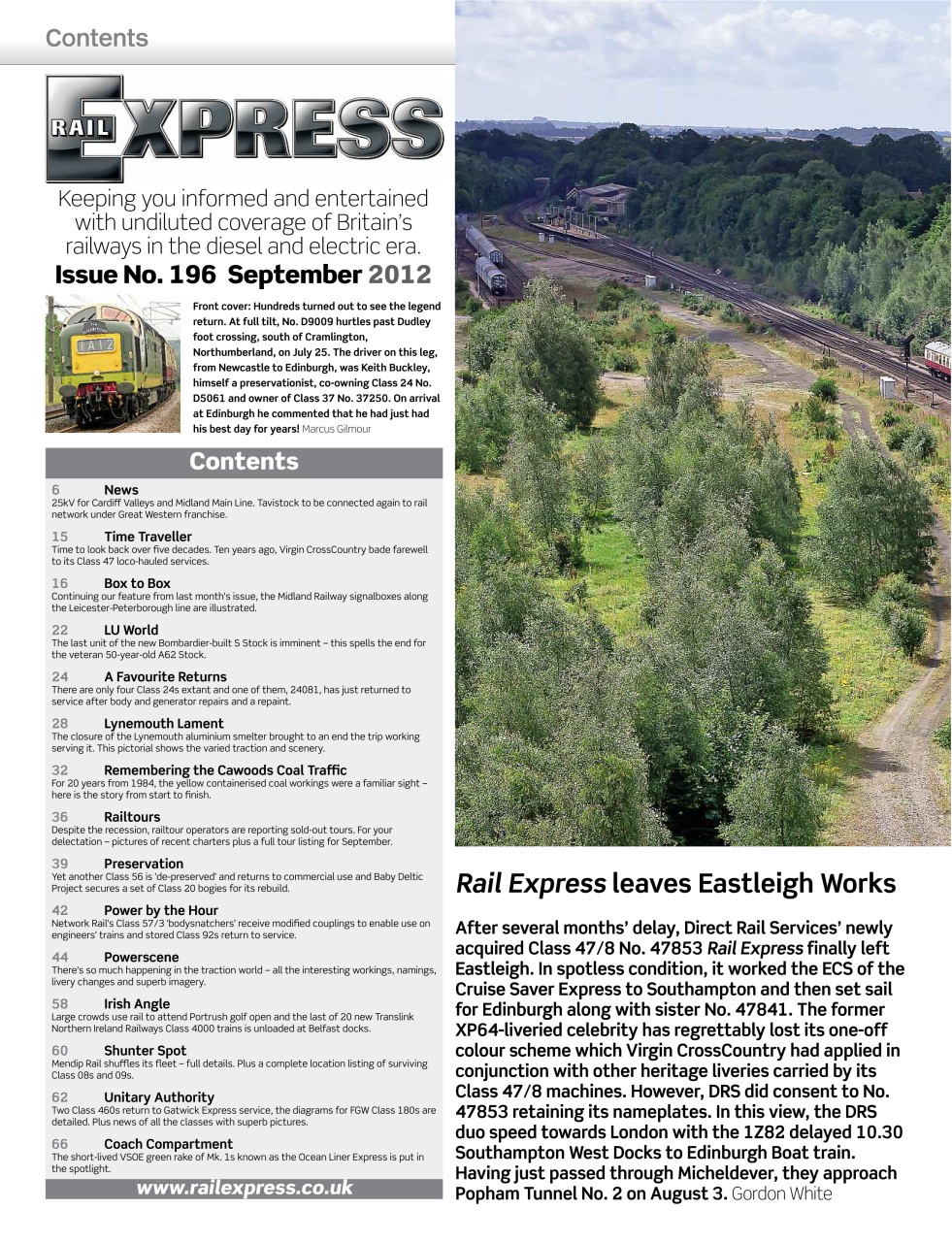 Rail Express Preview Pages