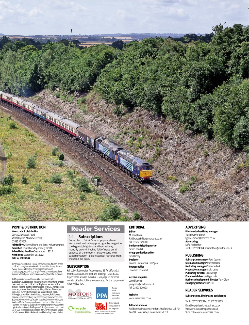 Rail Express Preview Pages