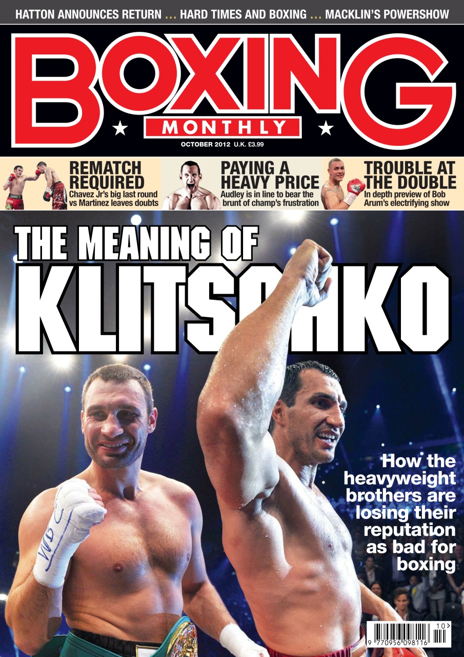 Boxing Monthly Preview Pages