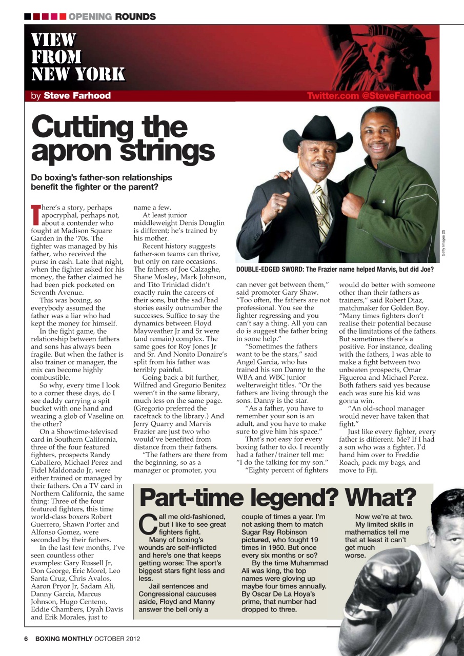 Boxing Monthly Preview Pages