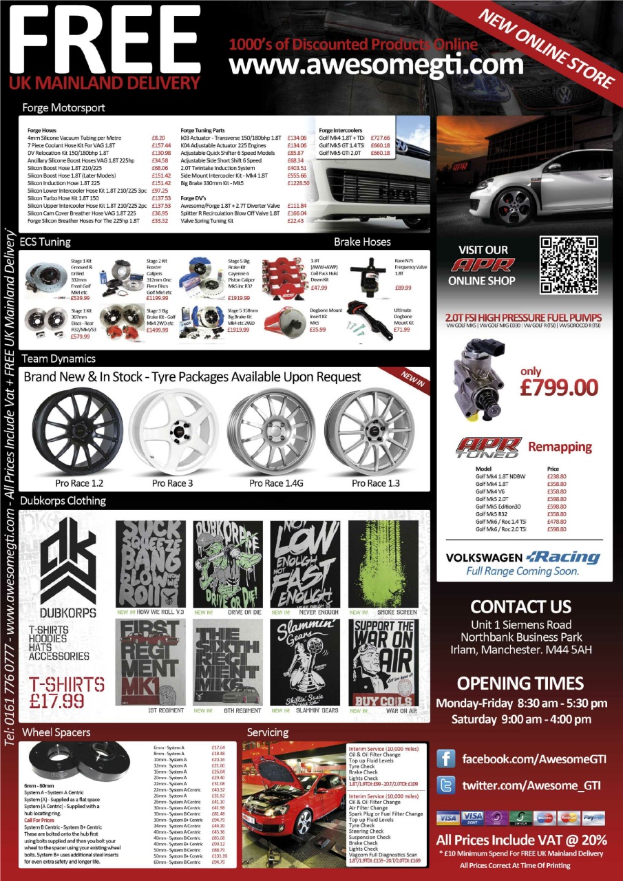 Volkswagen Golf + Preview Pages