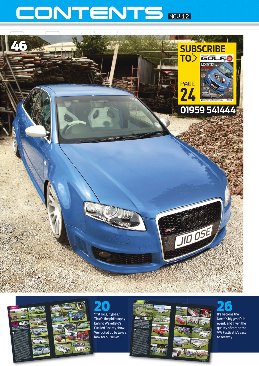 Volkswagen Golf + Preview Pages