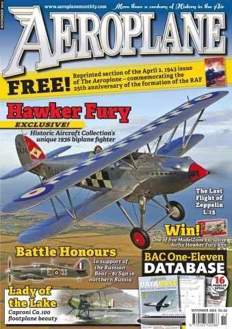 Aeroplane issue No.475 Hawker Fury