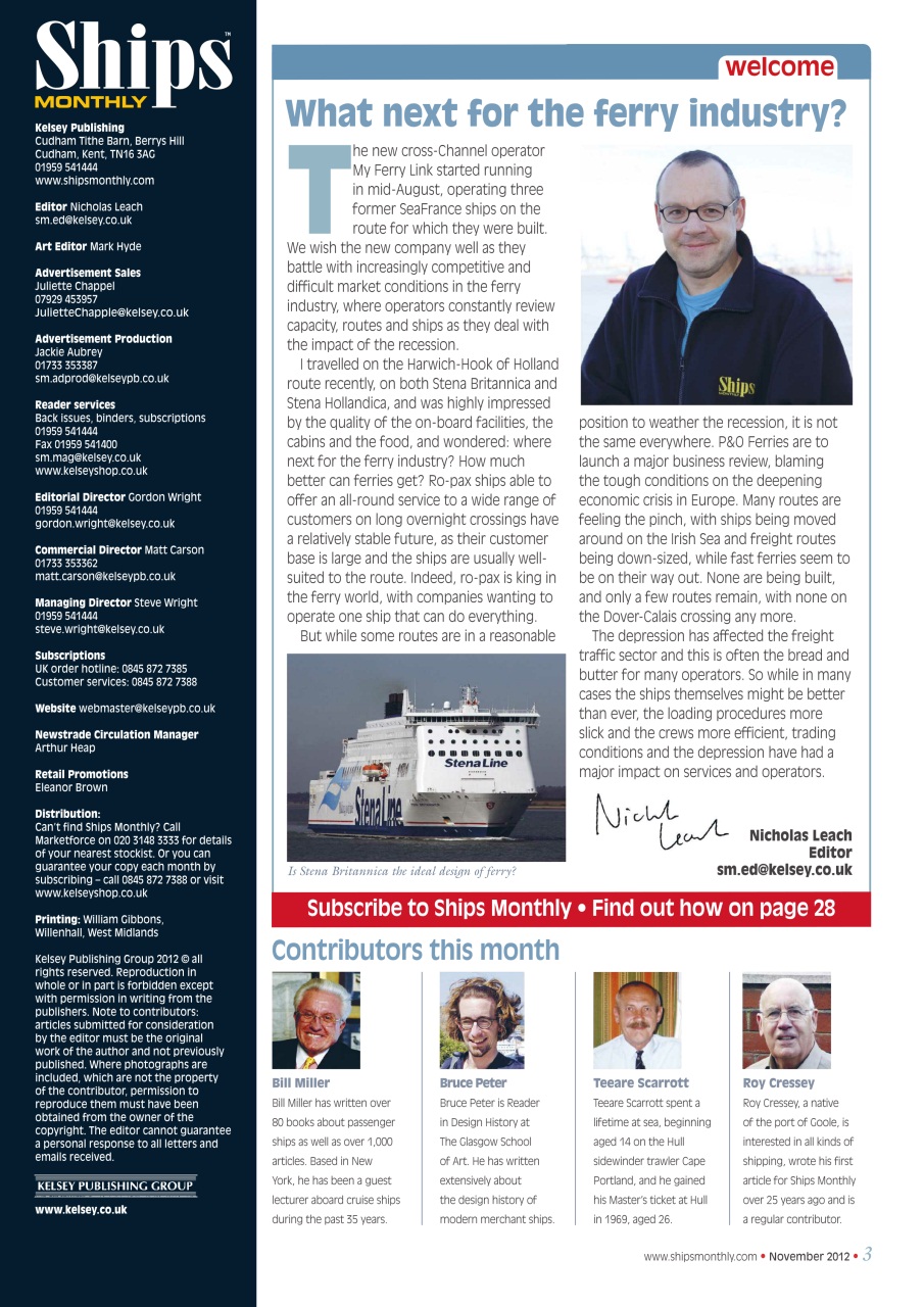 Ships Monthly Preview Pages