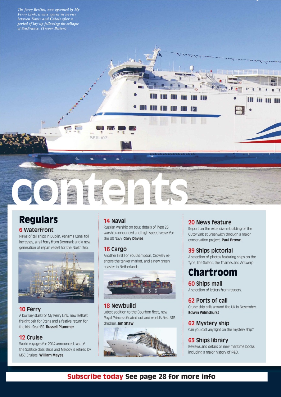 Ships Monthly Preview Pages