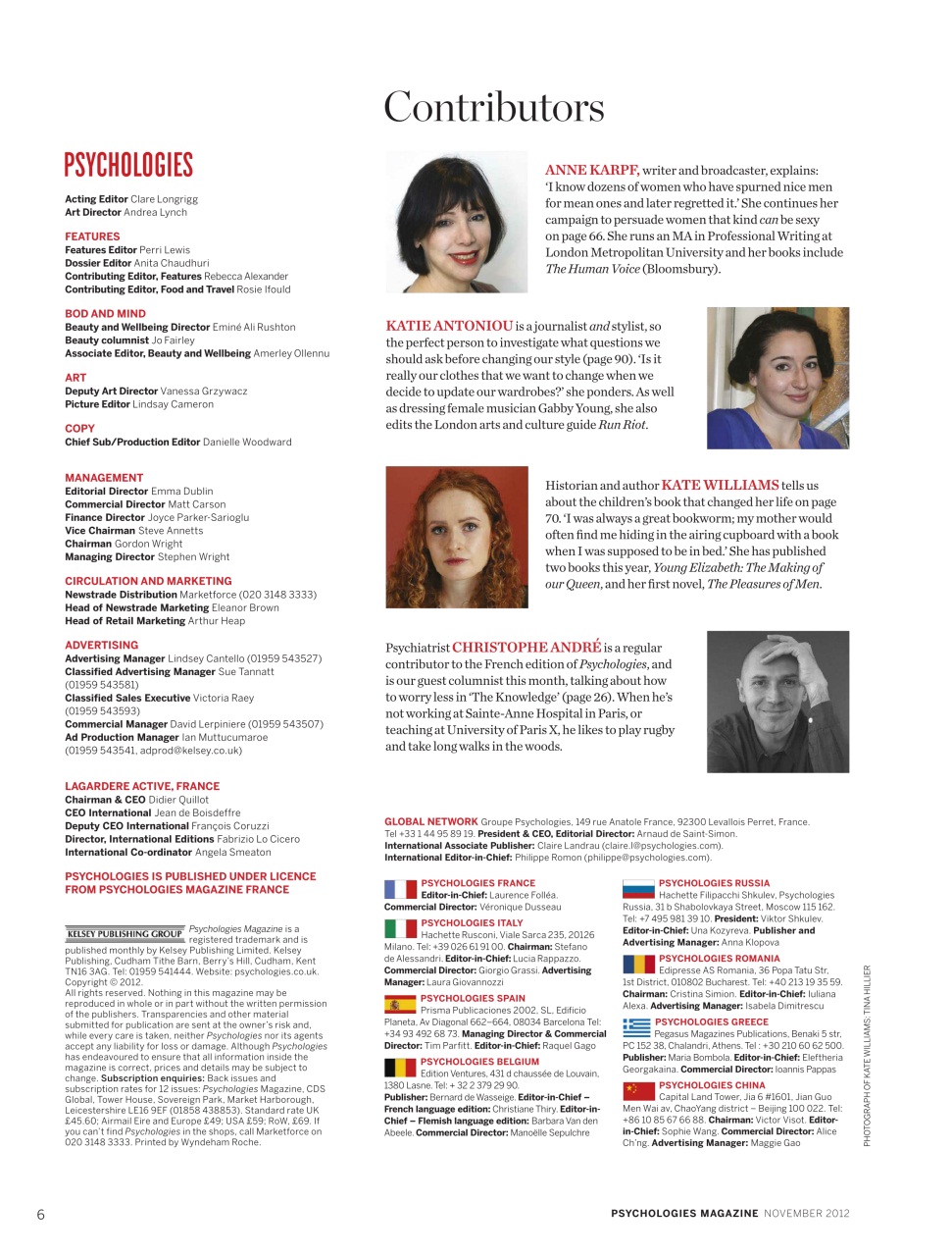 Psychologies Preview Pages