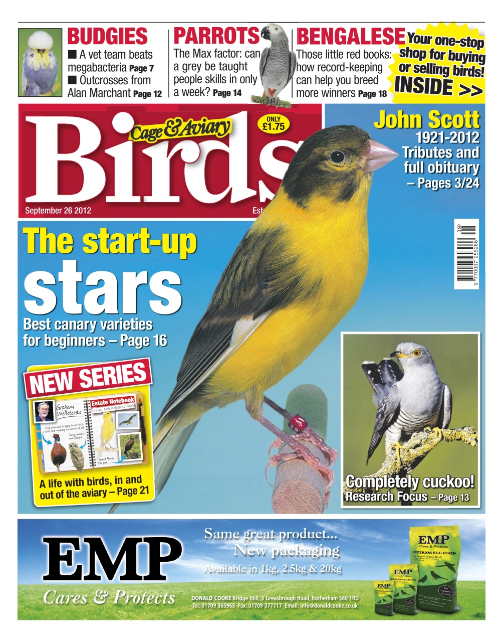 Cage & Aviary Birds Preview Pages