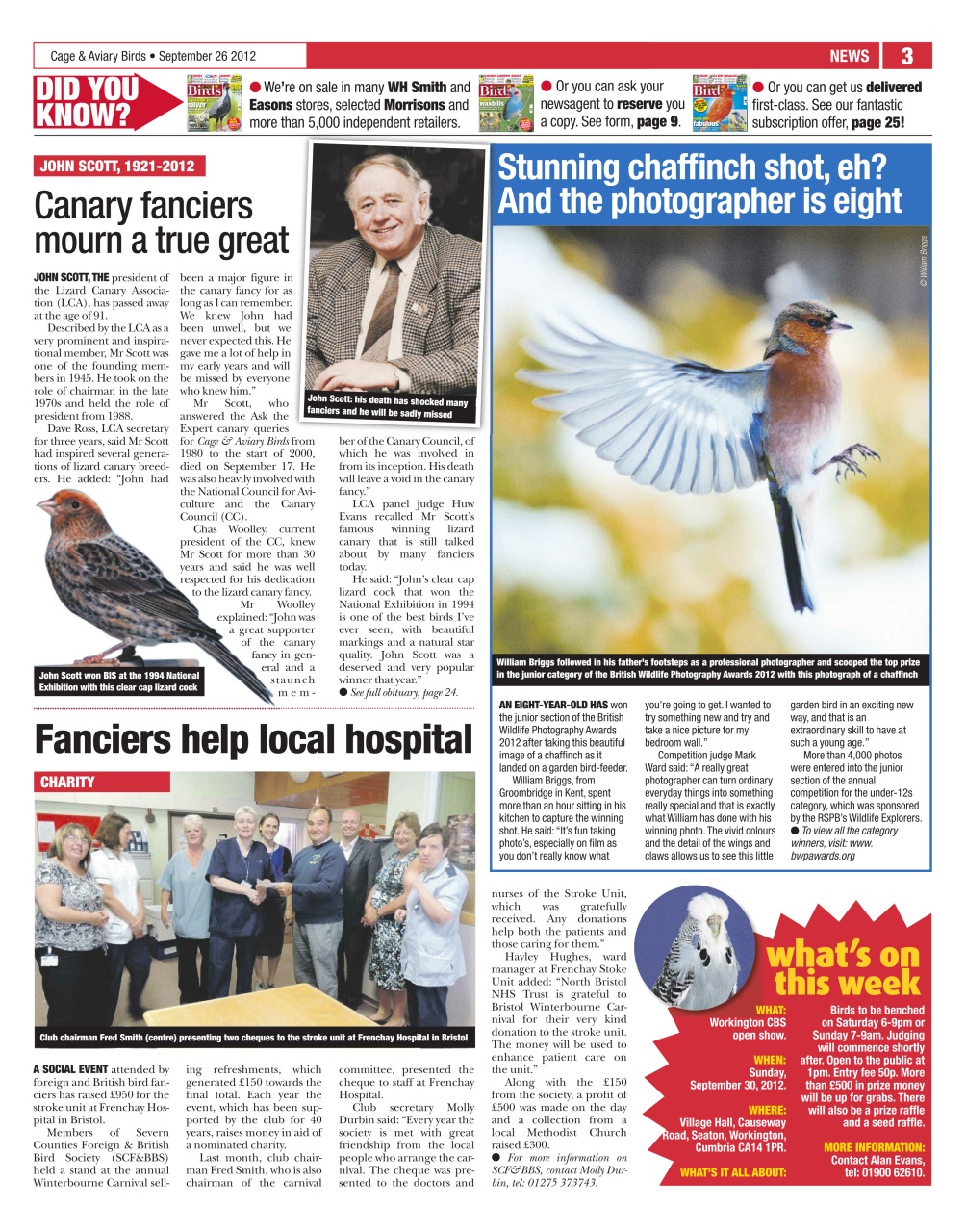 Cage & Aviary Birds Preview Pages