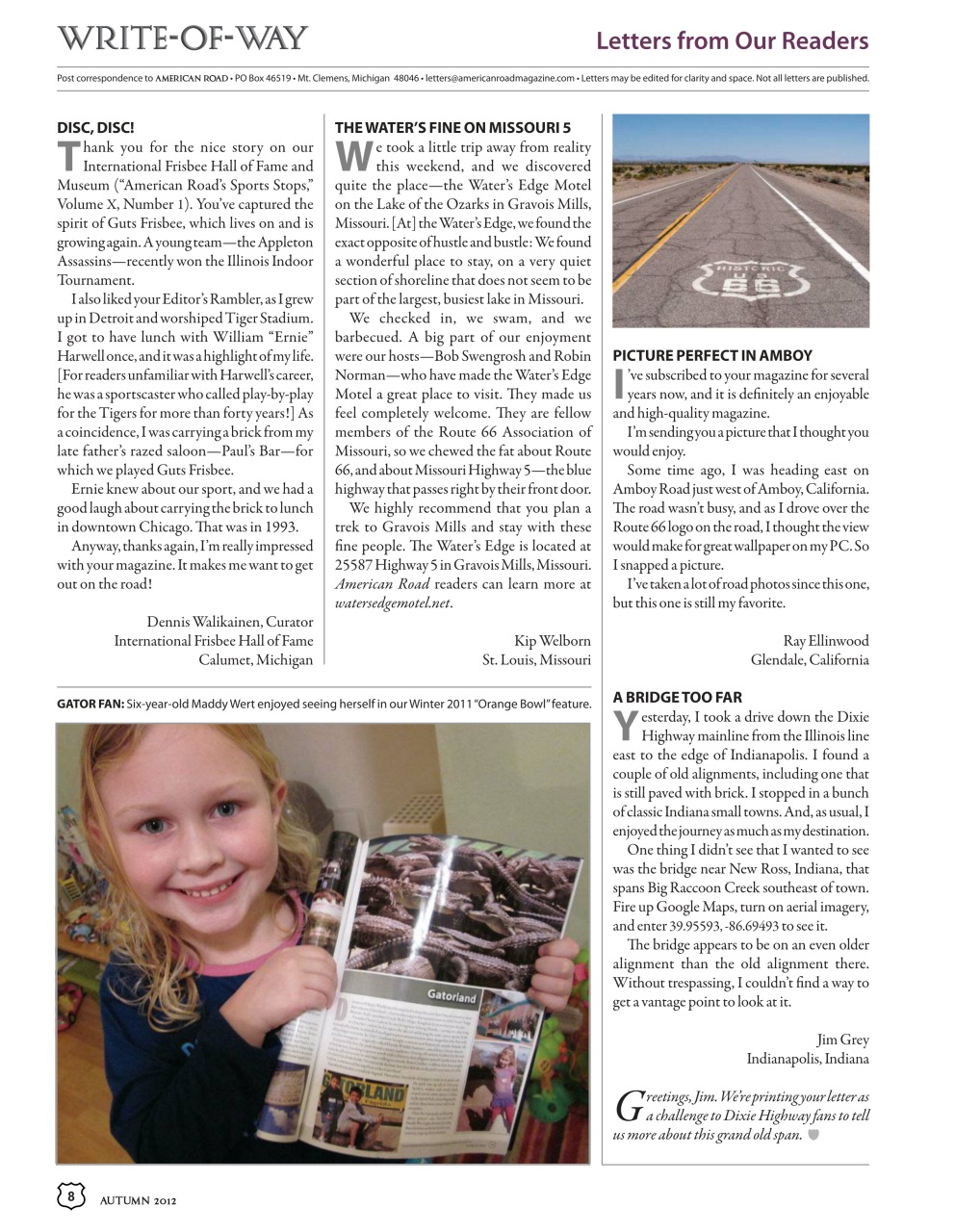 American Road Preview Pages