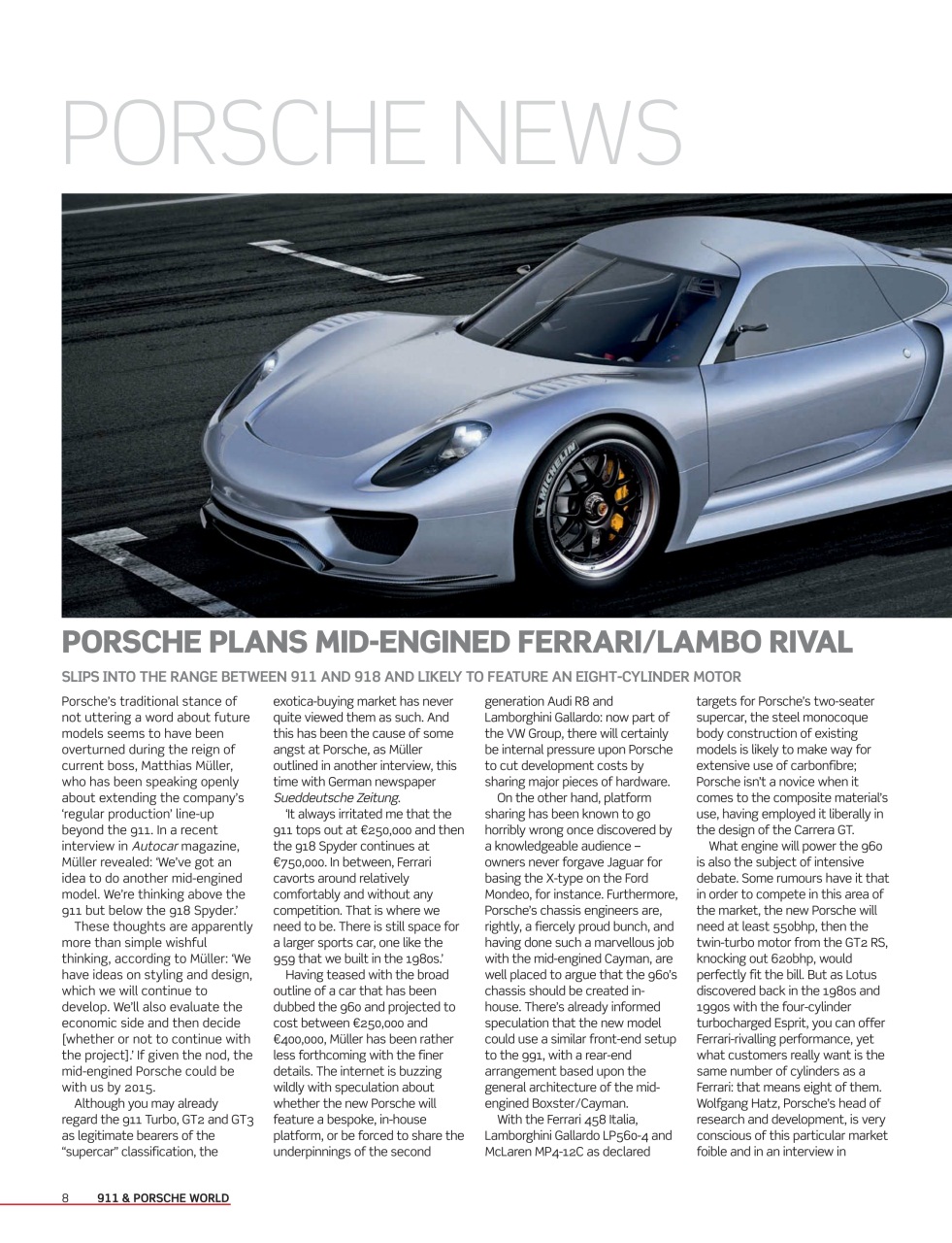 911 & Porsche World Preview Pages
