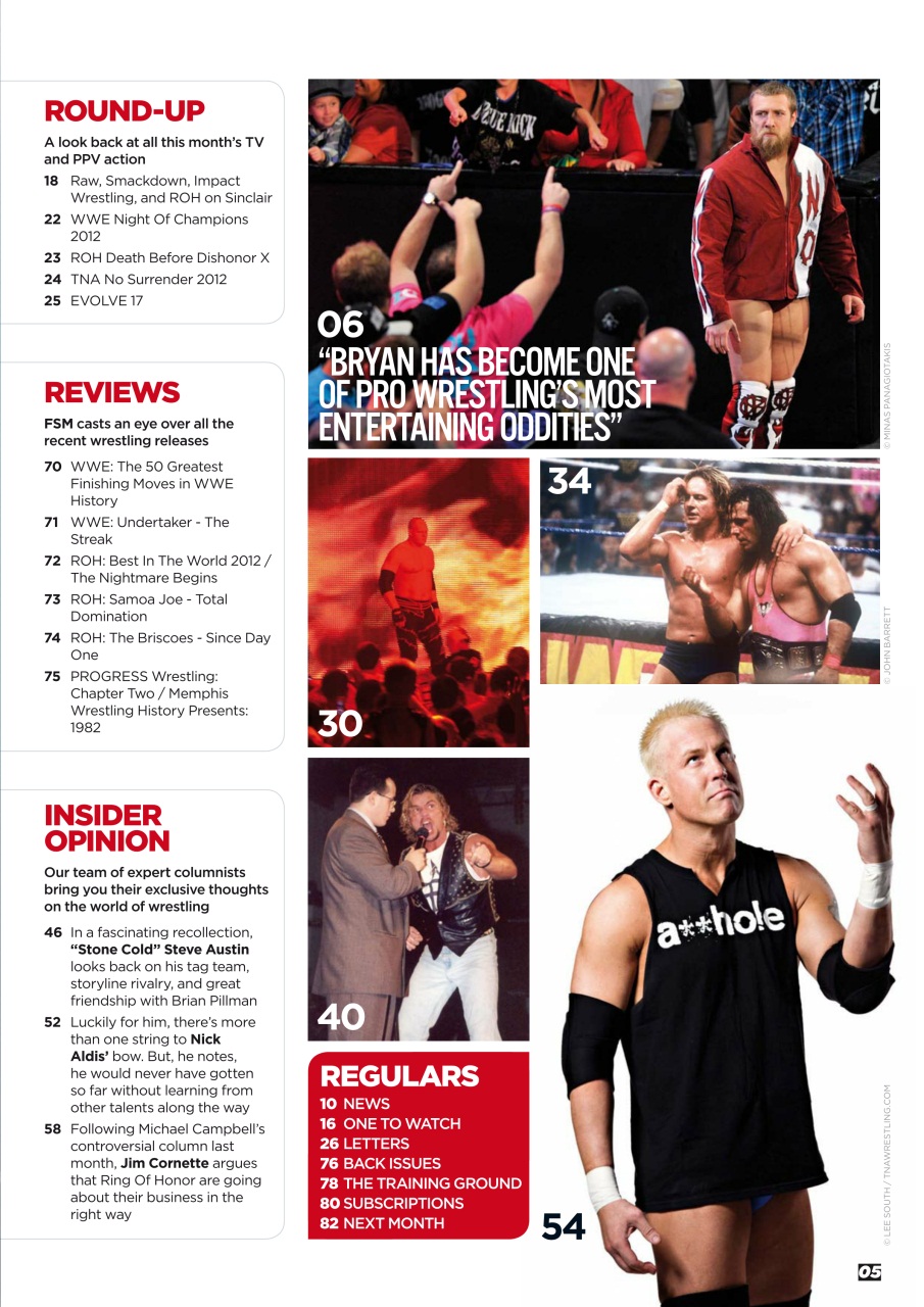Wrestletalk Magazine Preview Pages