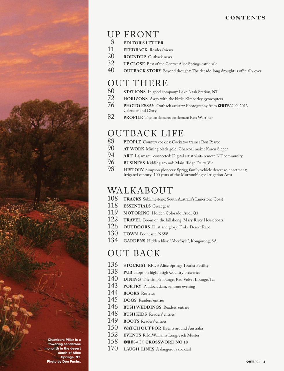 OUTBACK Magazine Preview Pages