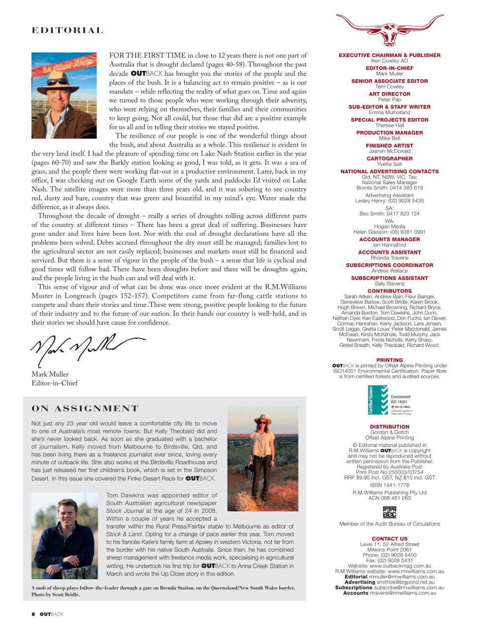 OUTBACK Magazine Preview Pages