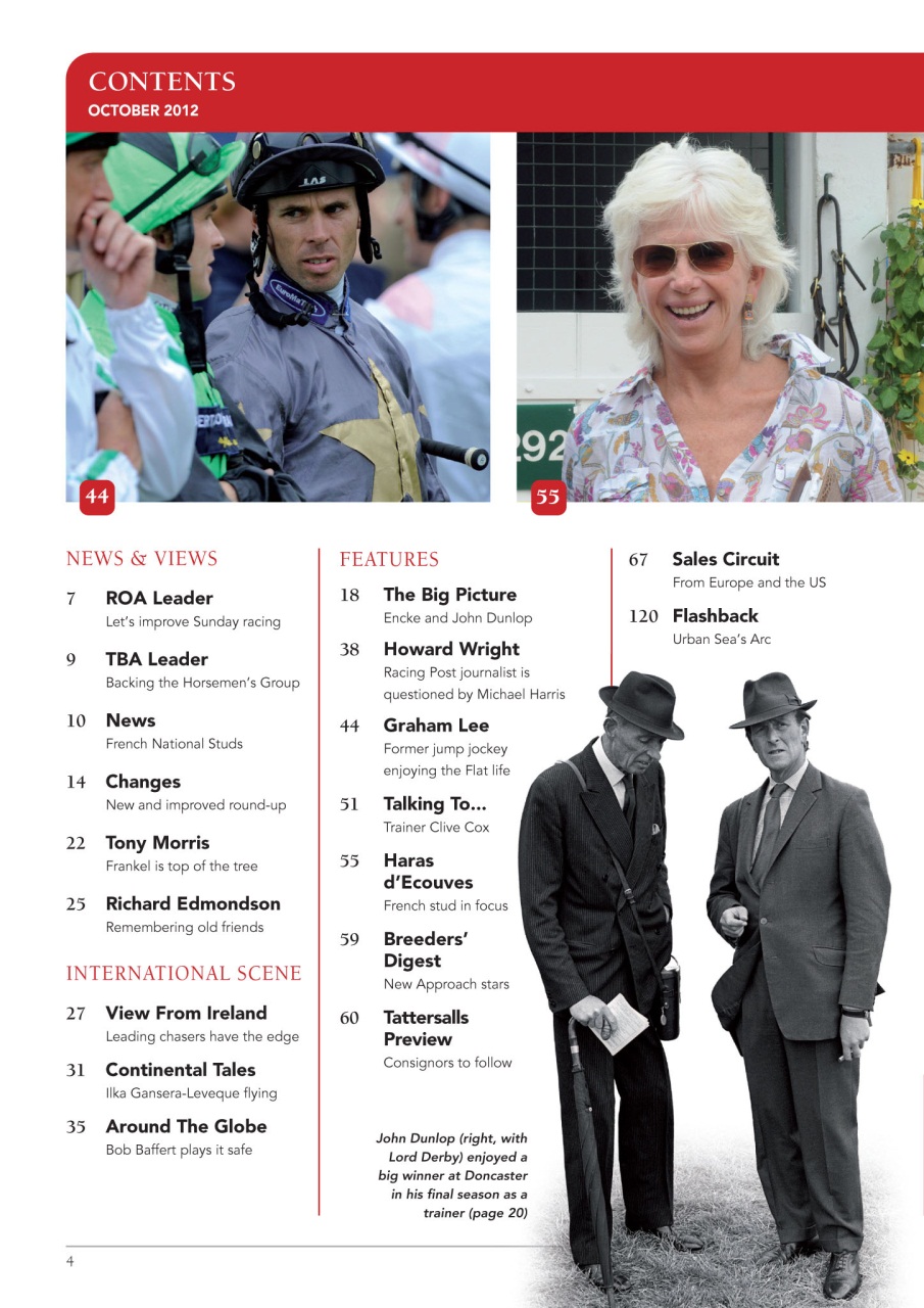 The Owner Breeder Preview Pages