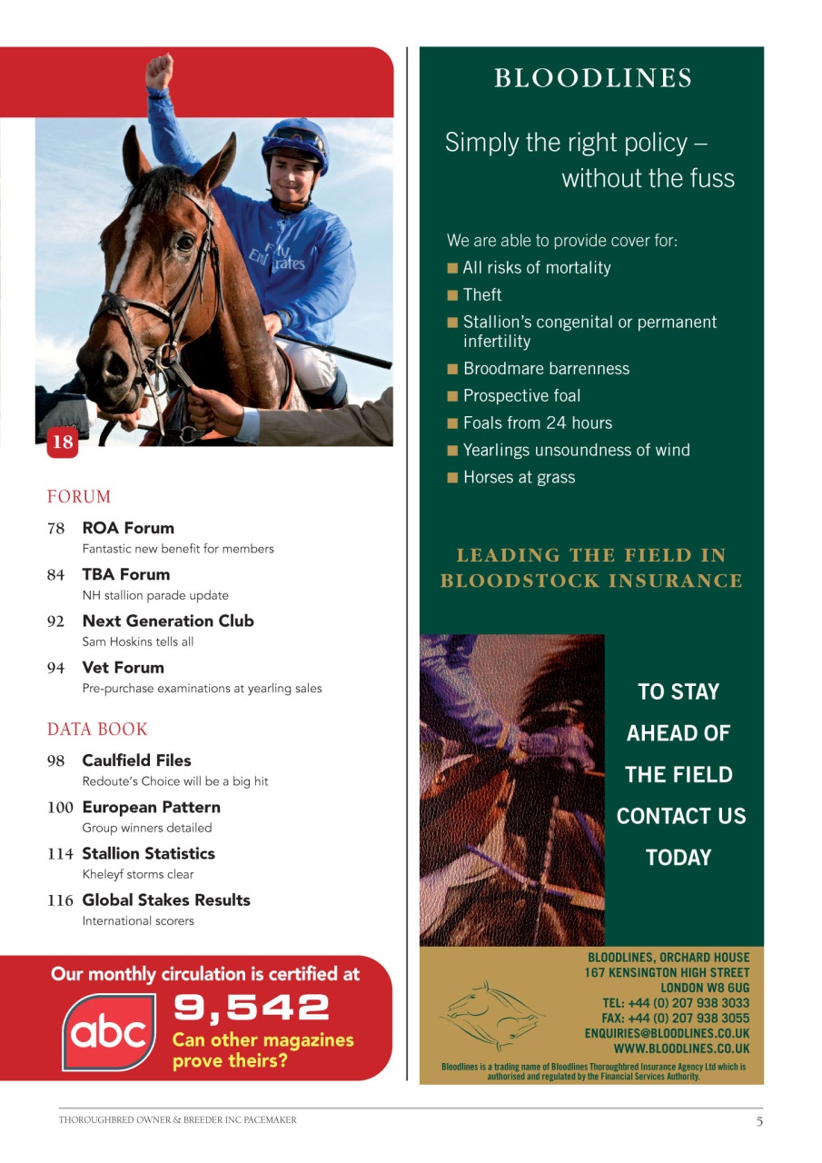 The Owner Breeder Preview Pages