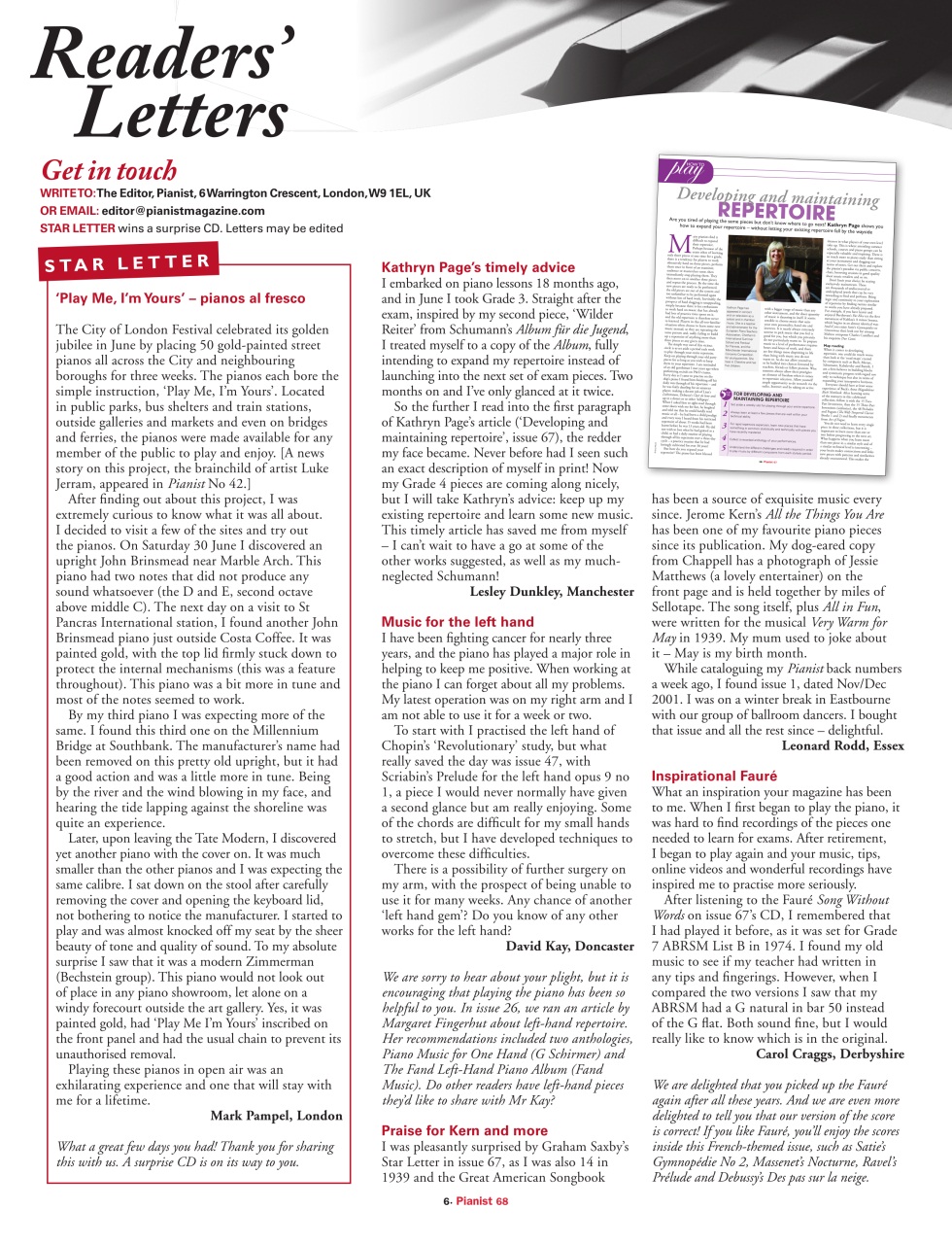 Pianist Preview Pages