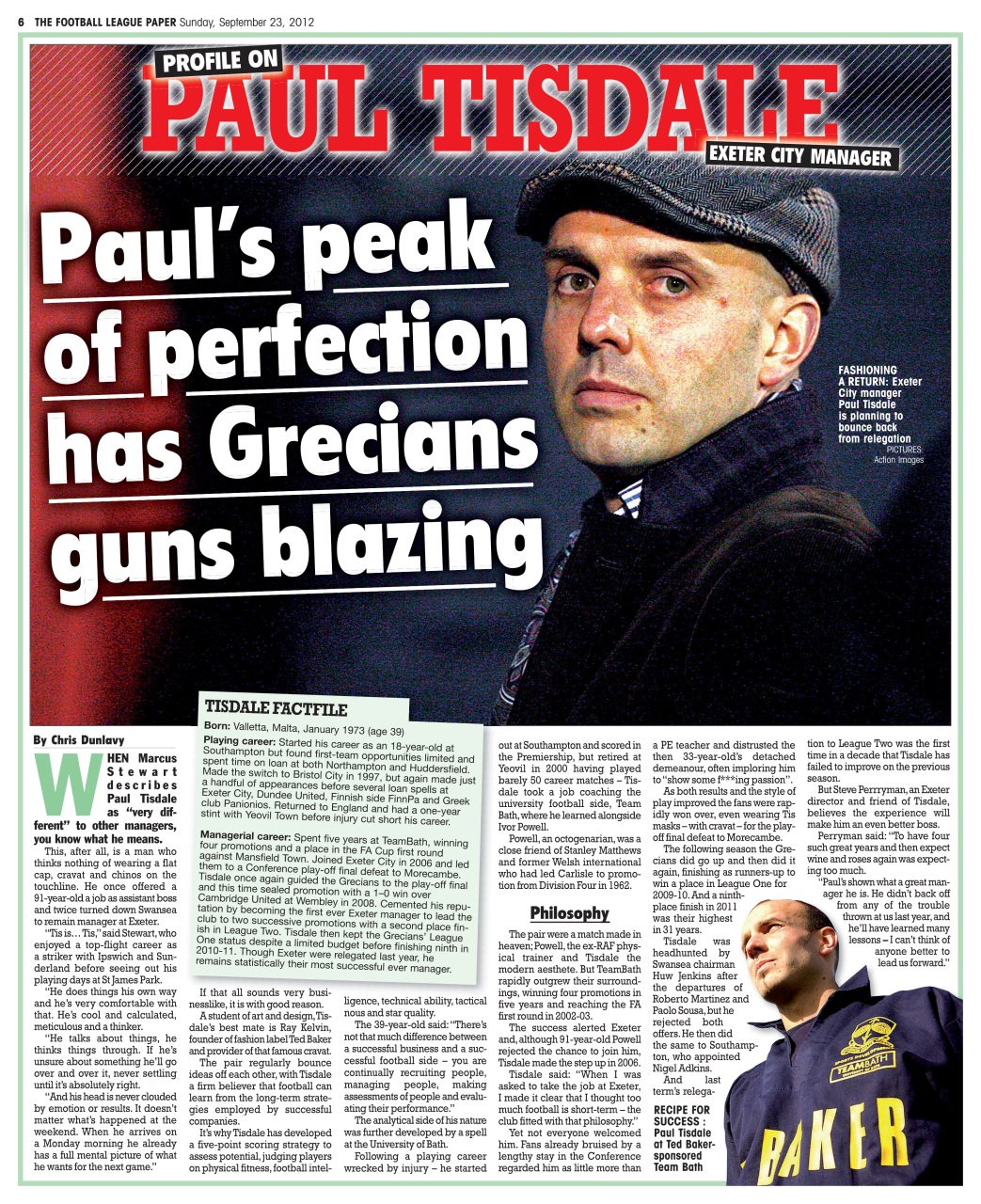 The Football League Paper Preview Pages