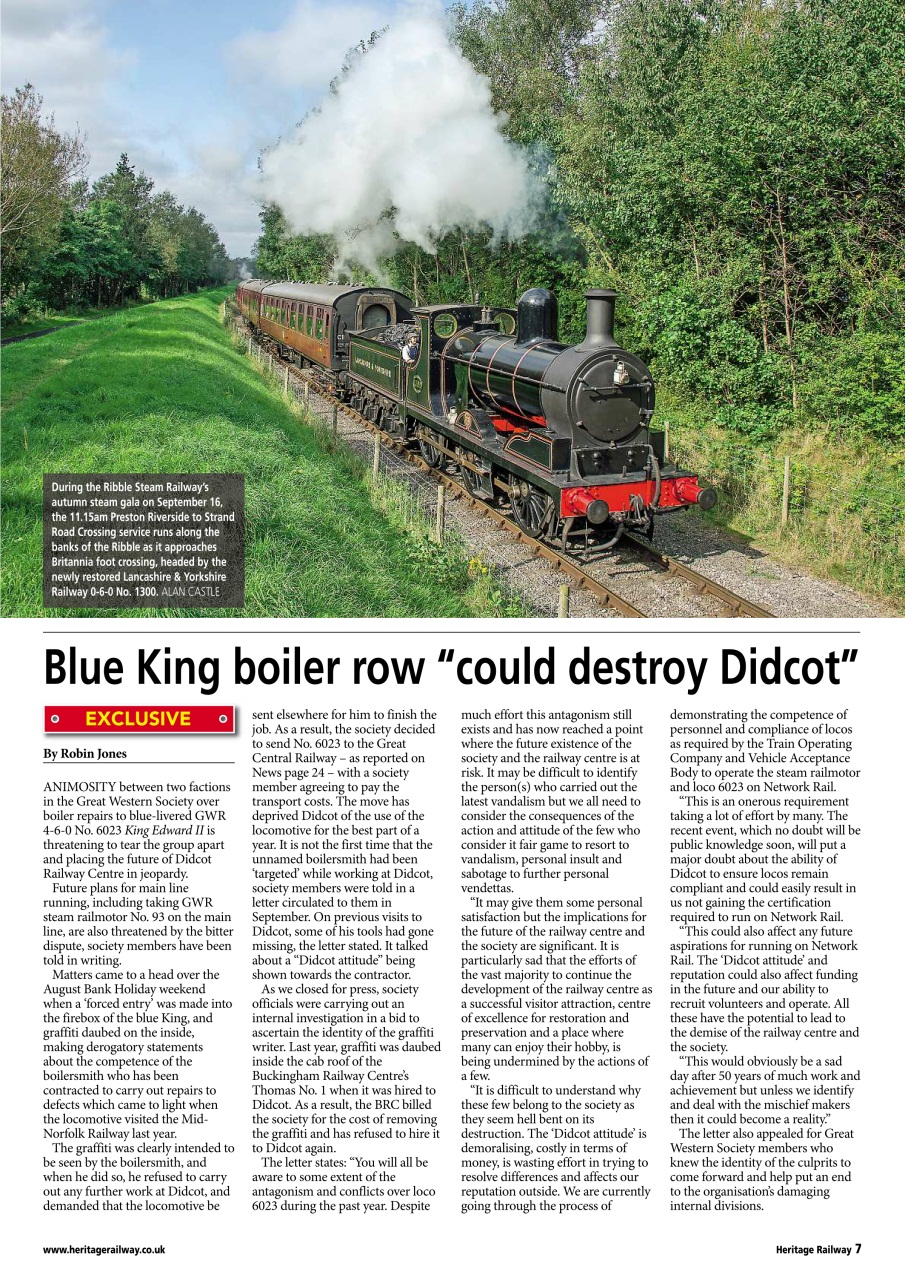 Heritage Railway Preview Pages
