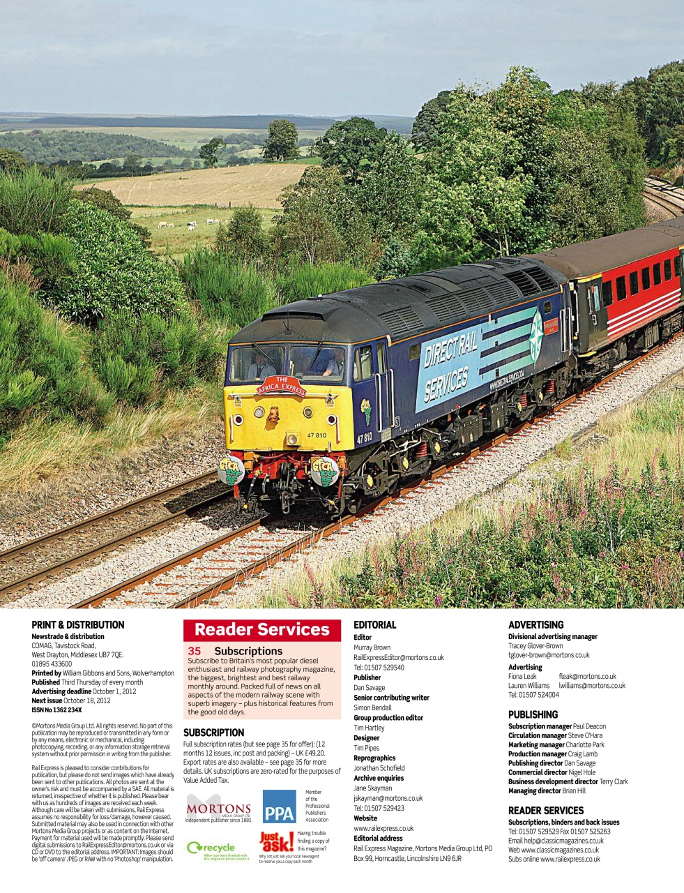 Rail Express Preview Pages