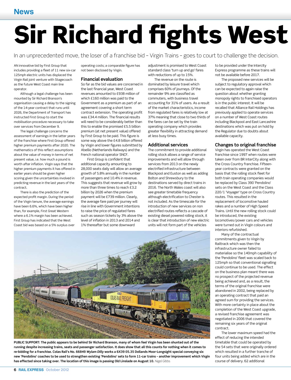 Rail Express Preview Pages