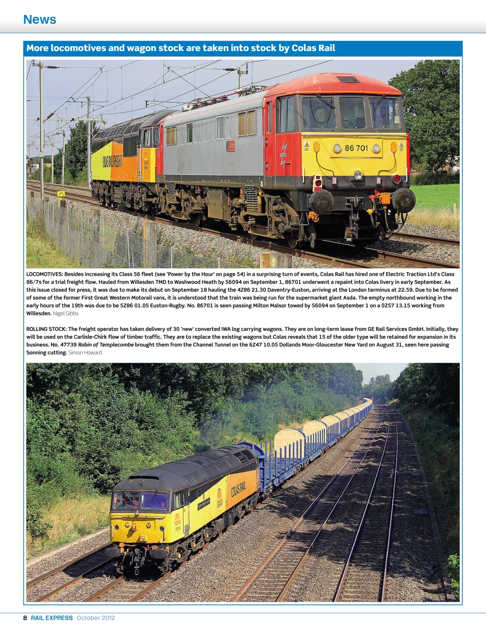 Rail Express Preview Pages