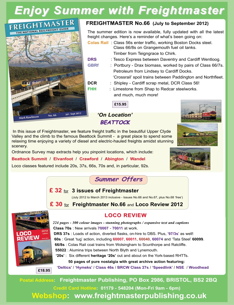 Rail Express Preview Pages