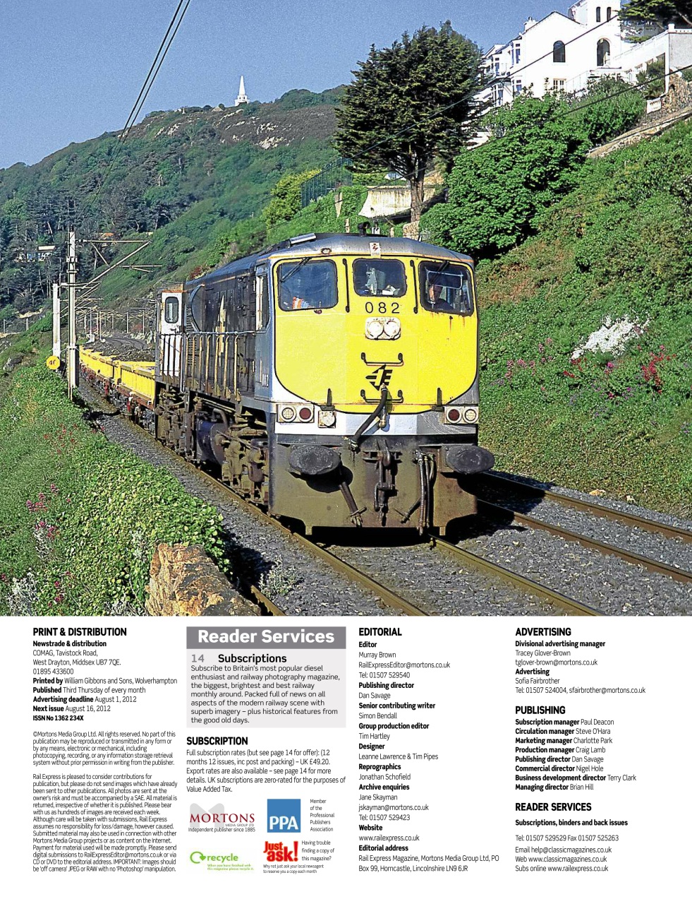 Rail Express Preview Pages