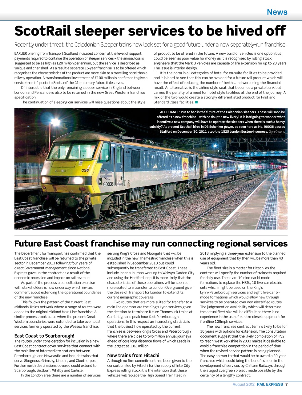 Rail Express Preview Pages