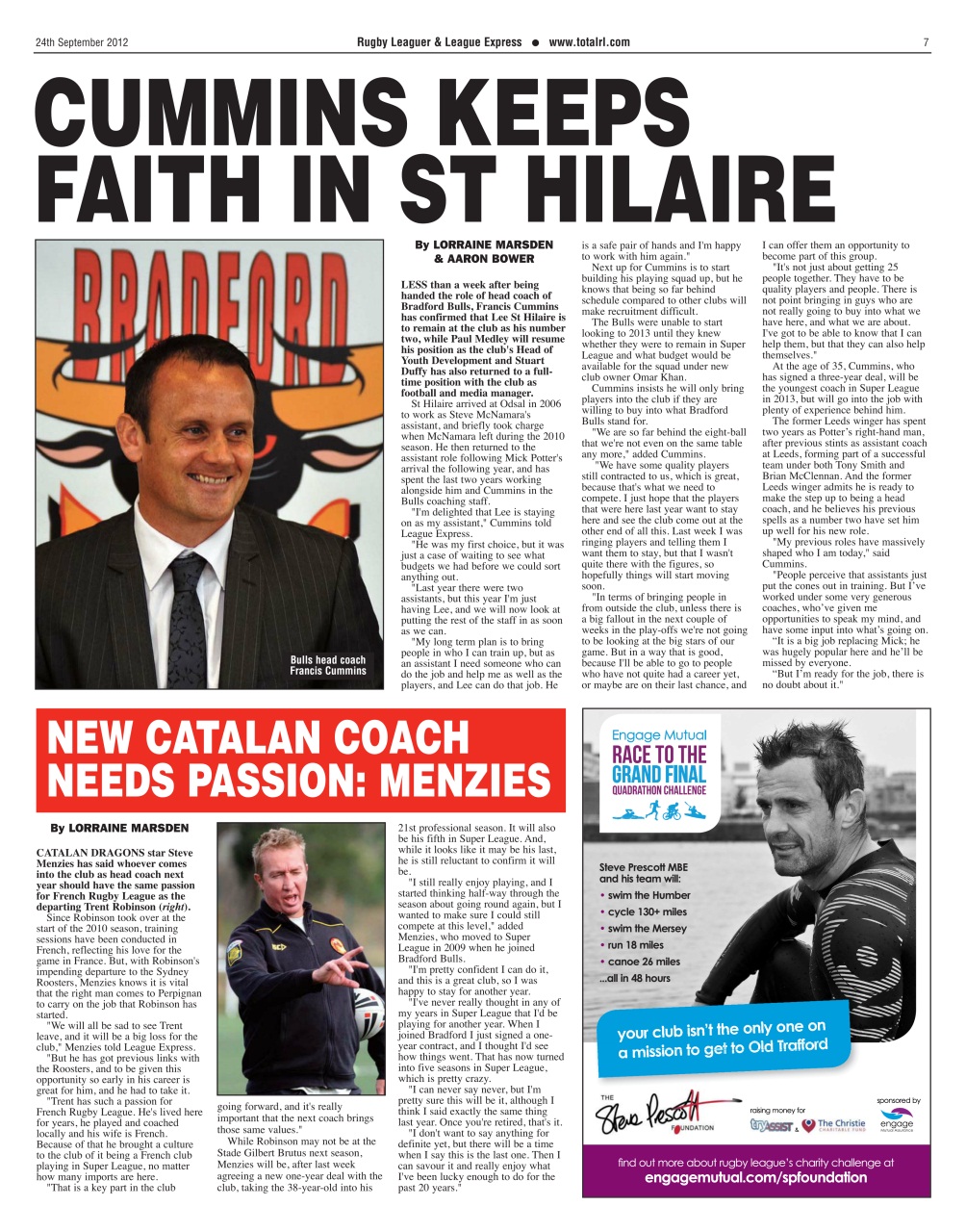 League Express Preview Pages