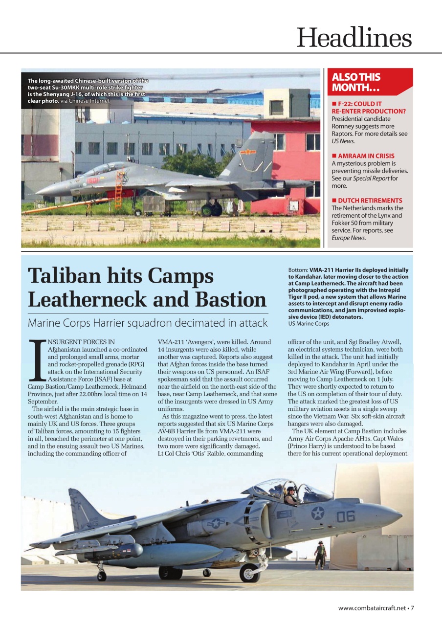 Combat Aircraft Journal Preview Pages