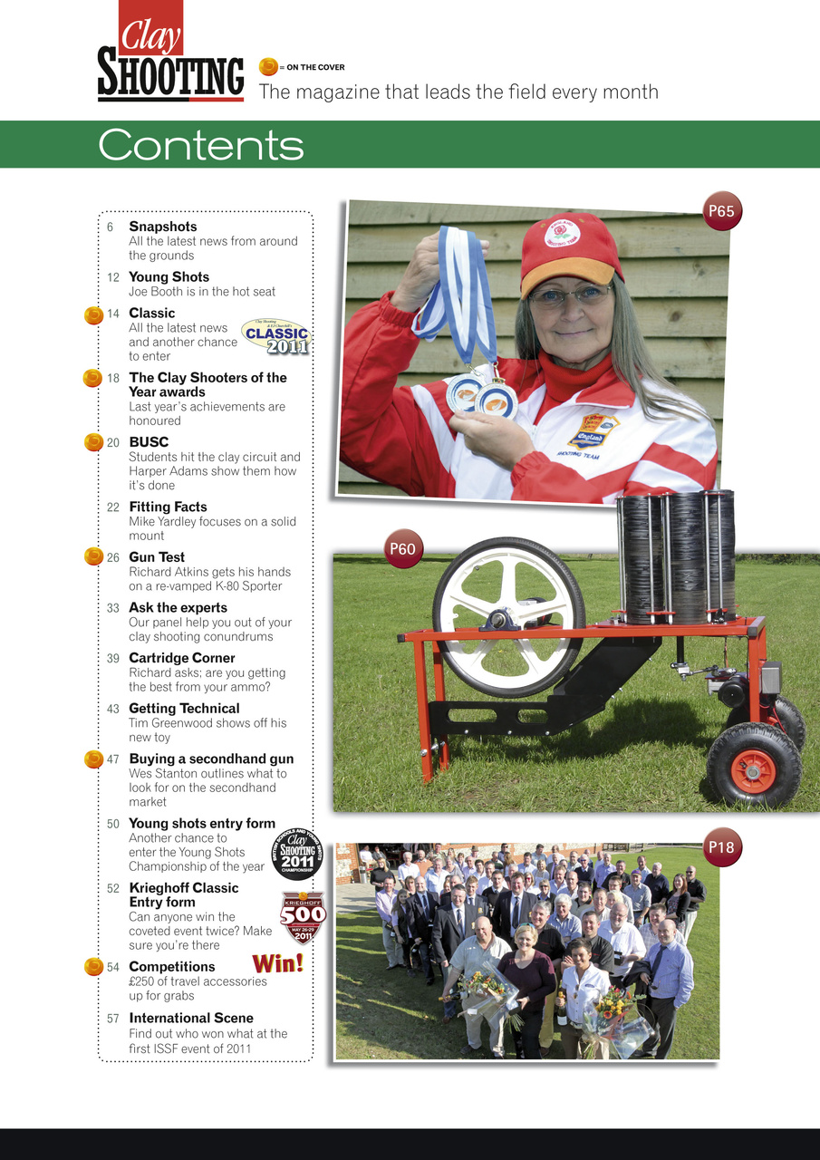 Clay Shooting Preview Pages