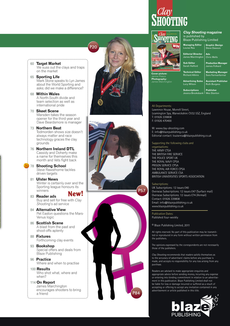 Clay Shooting Preview Pages