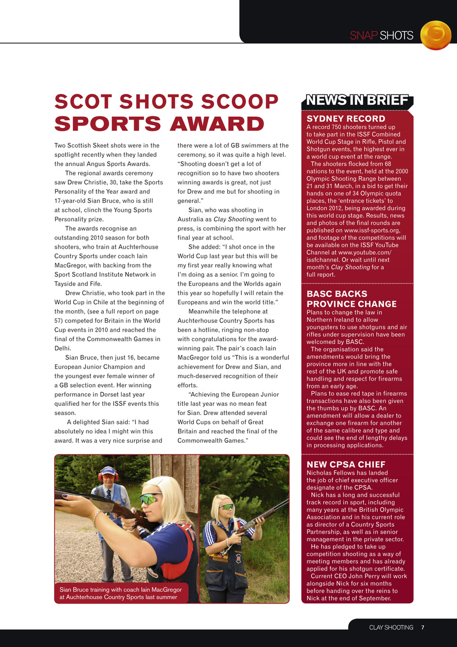 Clay Shooting Preview Pages
