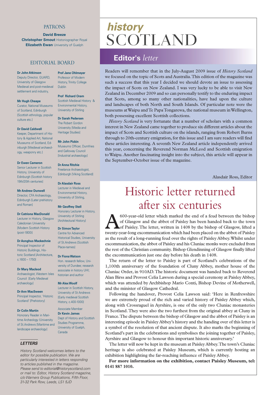 History Scotland Preview Pages