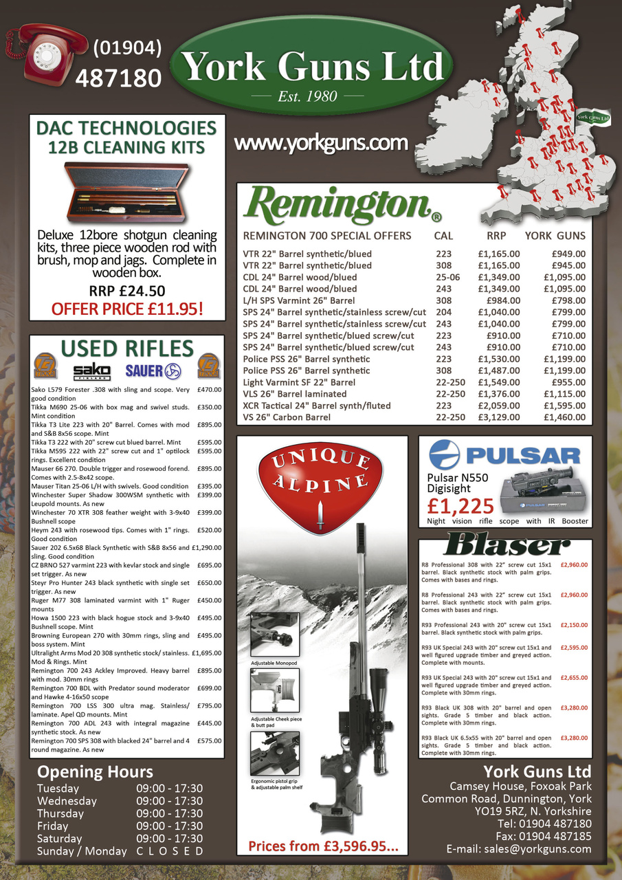 Sporting Rifle Preview Pages