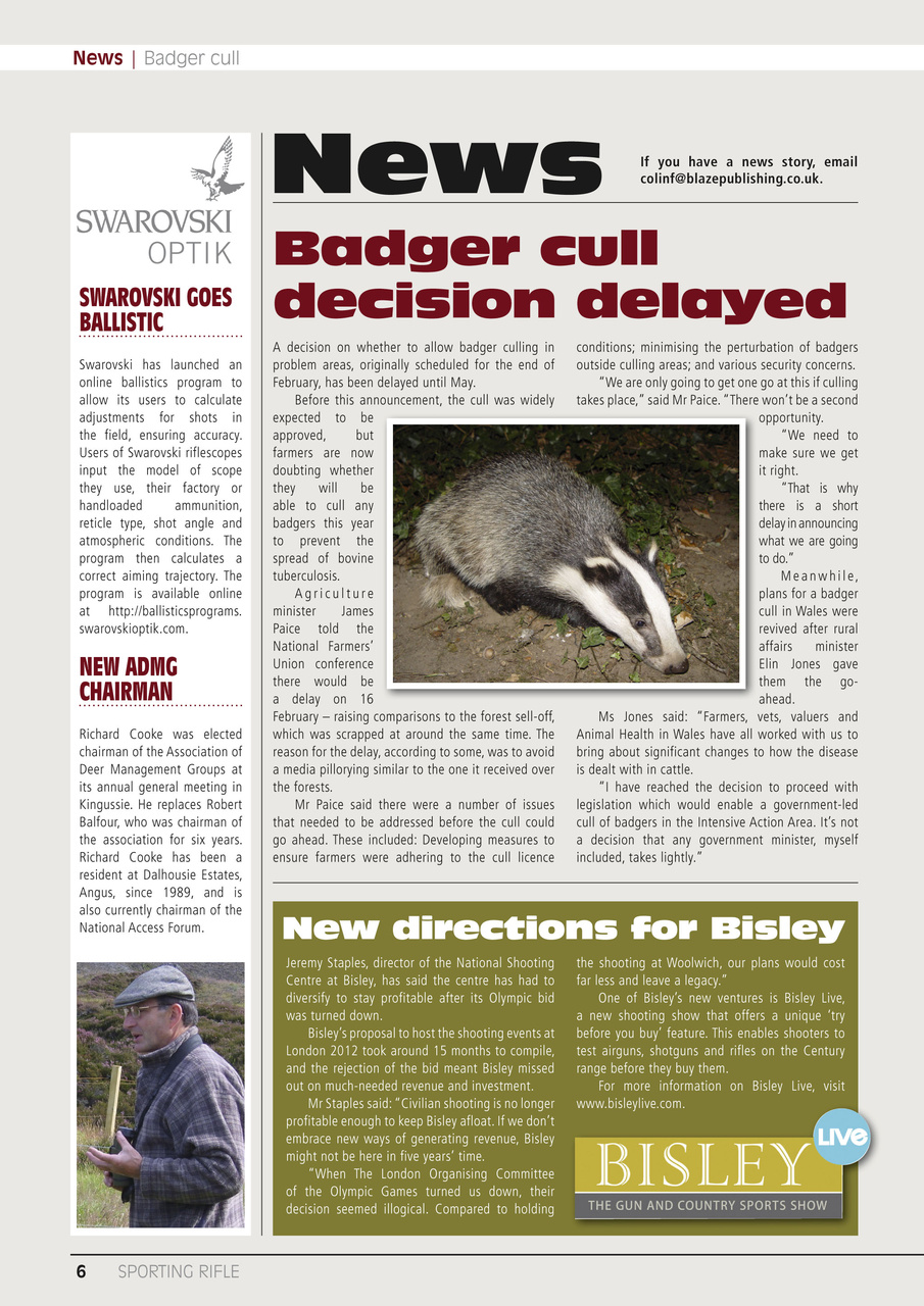 Sporting Rifle Preview Pages