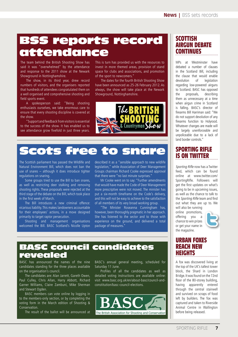 Sporting Rifle Preview Pages