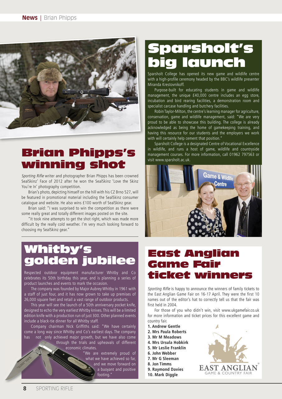 Sporting Rifle Preview Pages