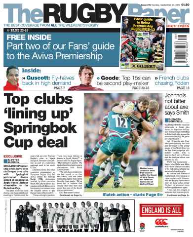 The Rugby Paper issue 23rd September 2012