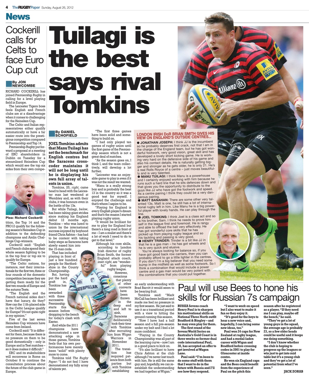 The Rugby Paper Preview Pages