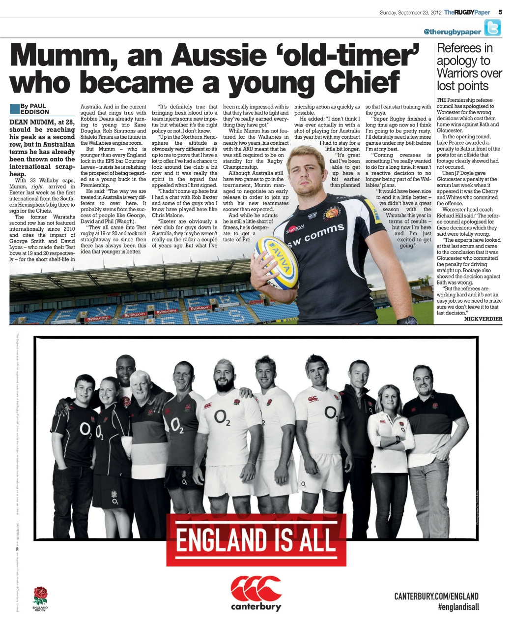 The Rugby Paper Preview Pages