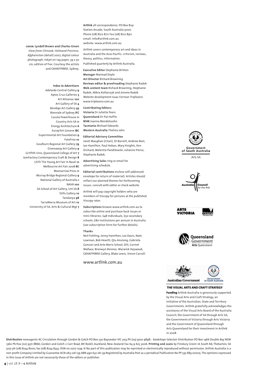 Artlink Magazine Preview Pages