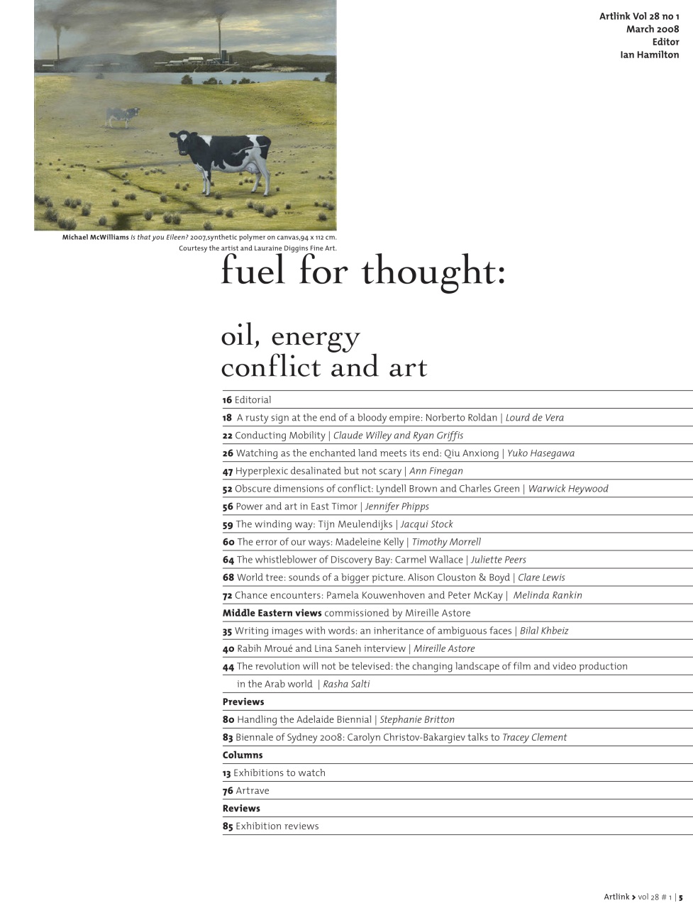 Artlink Magazine Preview Pages