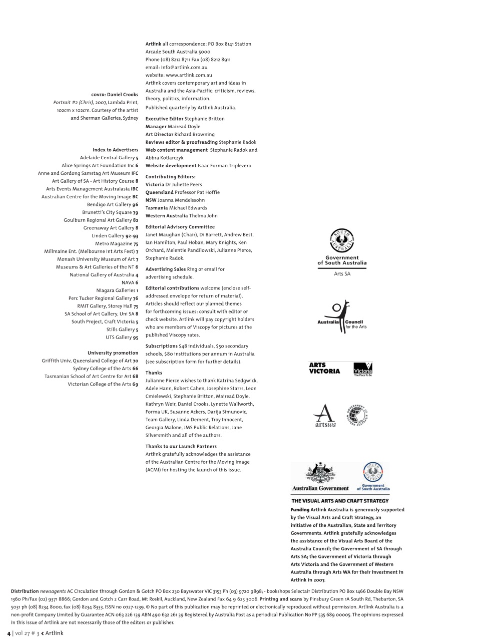 Artlink Magazine Preview Pages