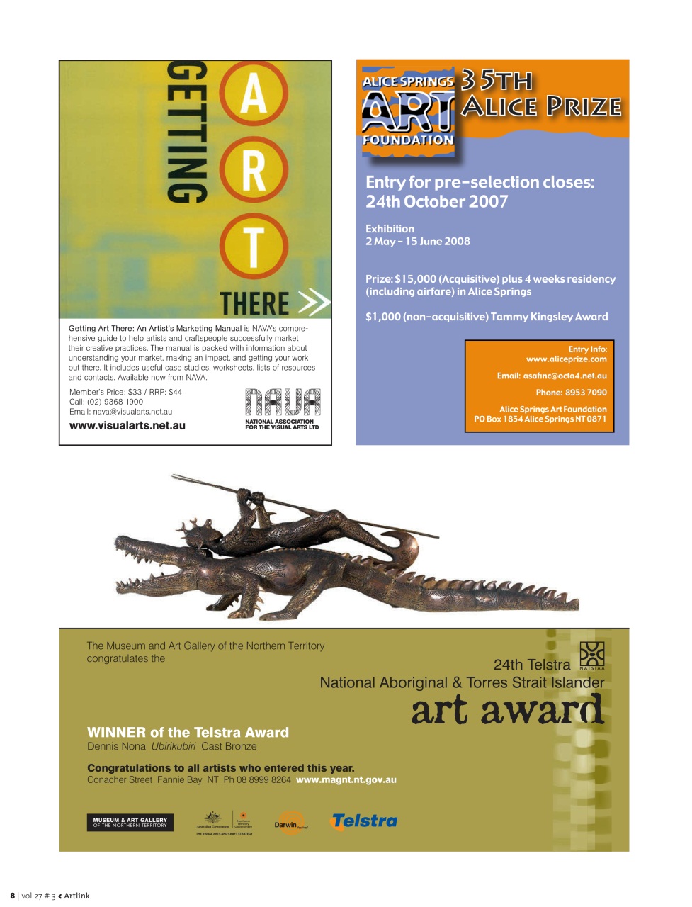 Artlink Magazine Preview Pages