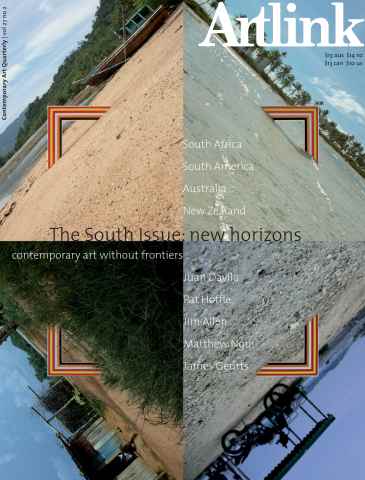 Artlink Magazine issue The South Issue: new horizons