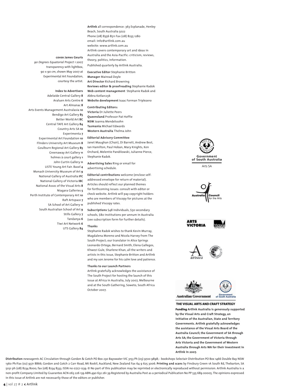 Artlink Magazine Preview Pages