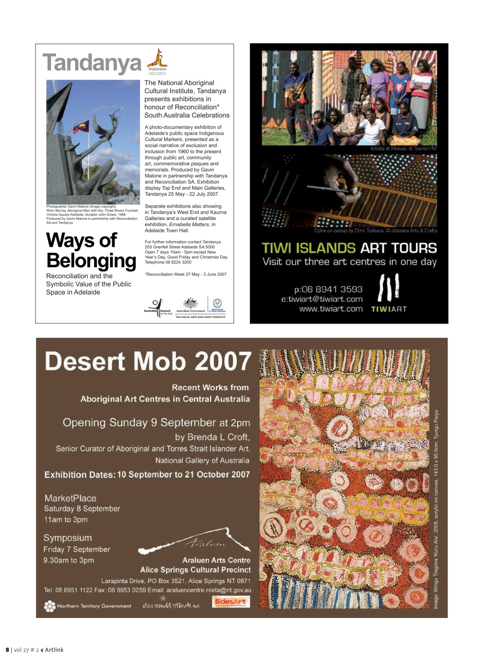 Artlink Magazine Preview Pages