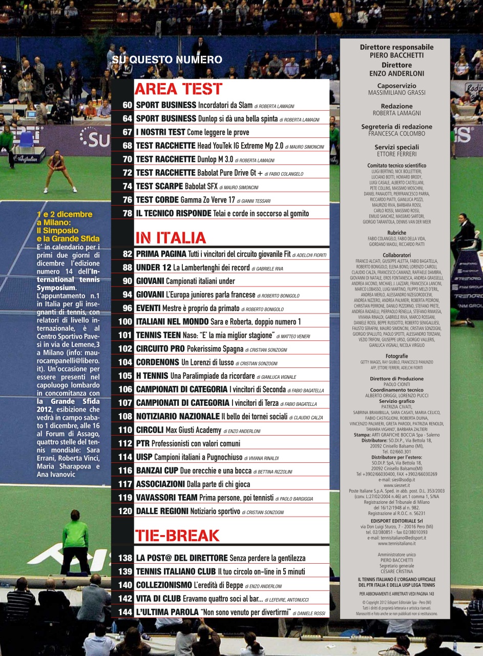 Il Tennis Italiano Preview Pages